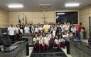 Alunos do Colégio Franciscano Santa Maria dos Anjos vivenciam a política local na Câmara Municipal Alunos do Colégio Franciscano Santa Maria dos Anjos vivenciam a política local na Câmara Municipal