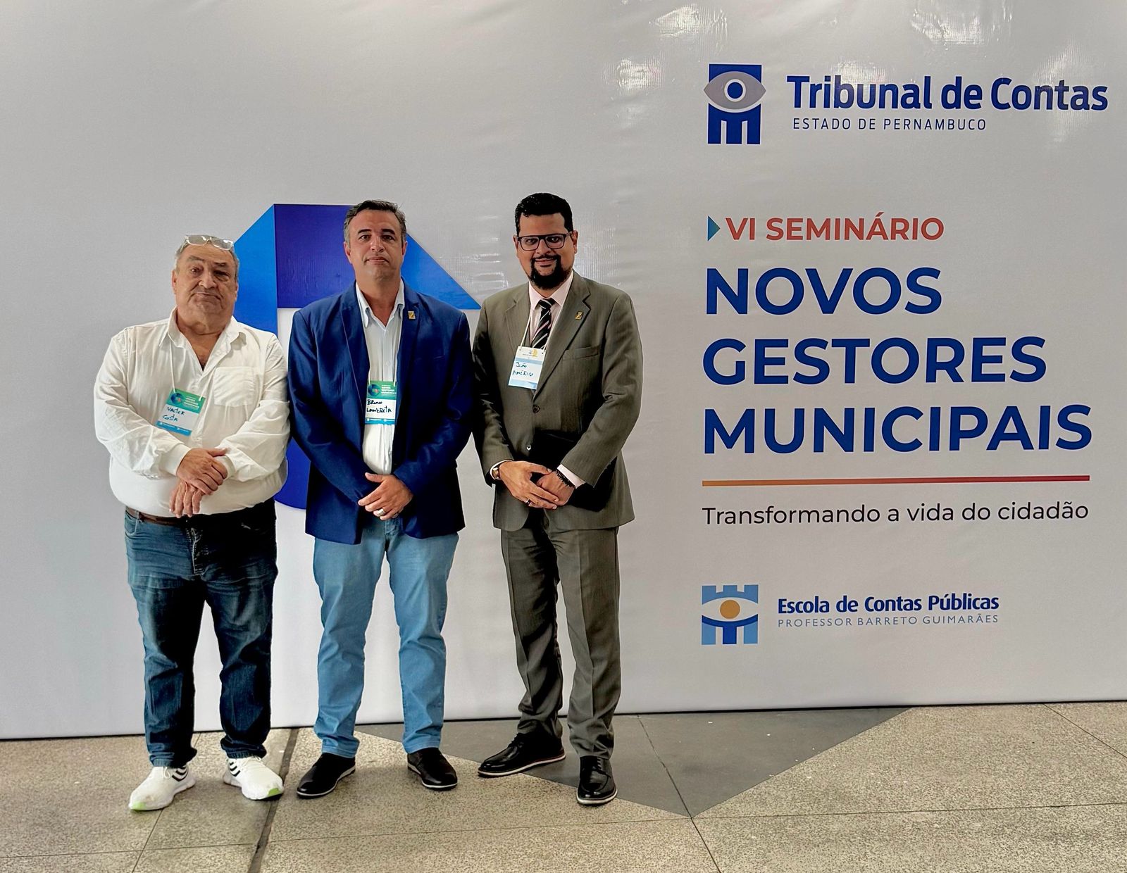 Bruno Lambreta representa o Poder Legislativo de Caruaru em seminário do TCE-PE