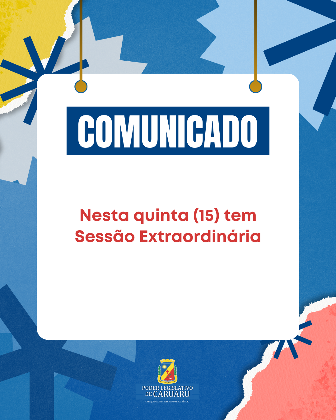 Câmara de Caruaru realiza sessão extraordinária nesta quinta (15) para apreciar reajuste do salário mínimo dos servidores
