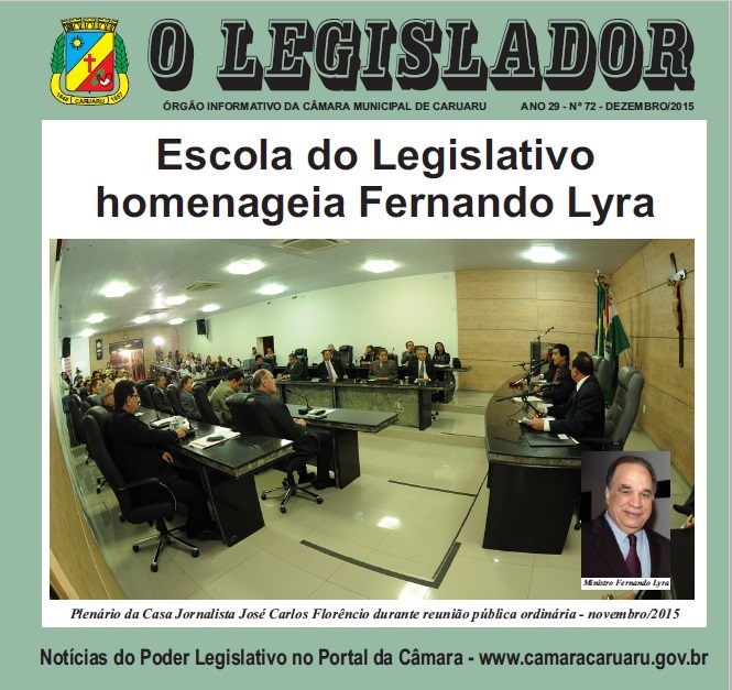 Câmara lança mais uma edição de “O Legislador”