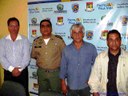 Comandante do 4º BPM recebe vereadores Comandante do 4º BPM recebe vereadores