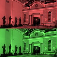 Dezembro Verde e Vermelho são temas da iluminação externa do Legislativo caruaruense