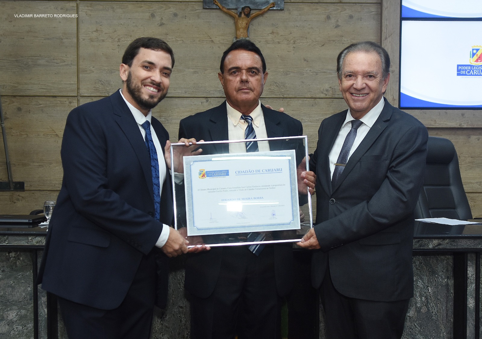 Eduardo de Moura Borba recebe Título de Cidadão de Caruaru 