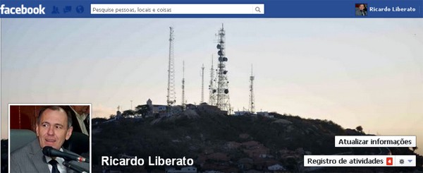 Facebook: mídia promove parceria entre população e Ricardo Liberato