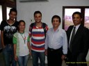 Leonardo recebe lideranças estudantis Leonardo recebe lideranças estudantis