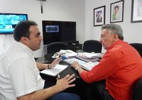 Marcelo Gomes tem reunião com Zé Queiroz