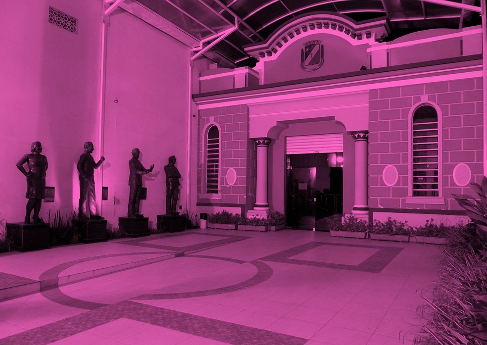 Outubro Rosa ilumina a fachada da Câmara de Caruaru