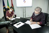 Prefeitura de Caruaru assina convênio com a Câmara de Vereadores para aulas na TV