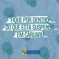 Serviços da cidade estão suspensos por conta da pandemia