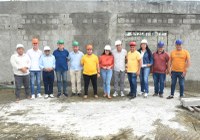 Vereadores de Caruaru visitam obras da nova sede da Câmara, que já atingem 40% de execução