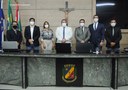Vereadores recebem comitiva da Alepe divulgando projeto da Assembleia para formação política Vereadores recebem comitiva da Alepe divulgando projeto da Assembleia para formação política